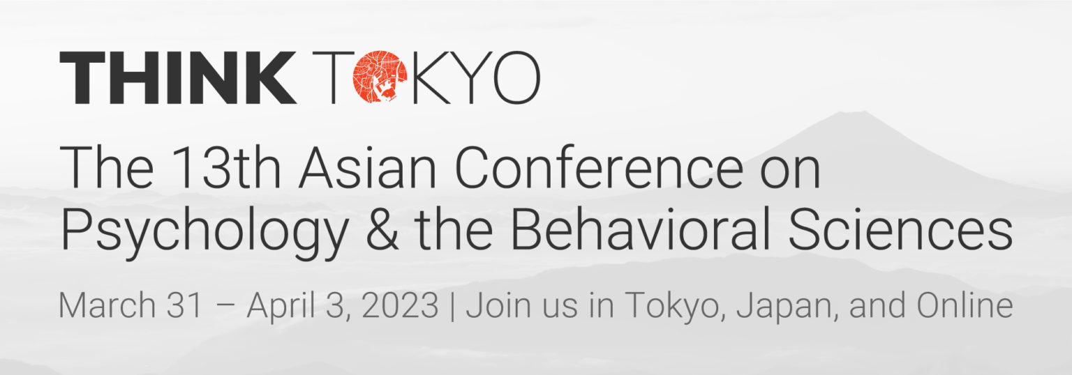 The 13th Asian Conference on Psychology & the Behavioral Sciences