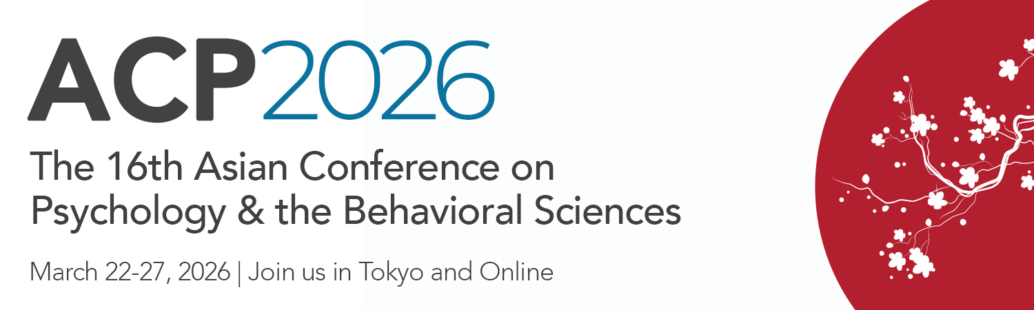 The Asian Conference on Psychology & the Behavioral Sciences (ACP)